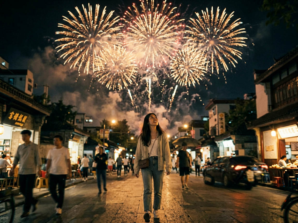 文章中段场景：而且票价真心不贵，比打车便宜多了，比高铁+地铁的组合也省事。周末说走就走，早上从深圳出发，晚上看完烟花再回来，一天往返完