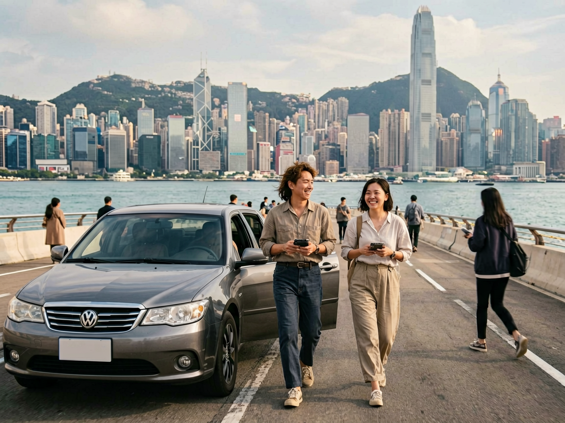 文章中段场景：08:30 威尼斯人上车，走港珠澳大桥09:40 抵达尖沙咀中港城，步行到维多利亚港打卡10:30 逛海港城或K11 M
