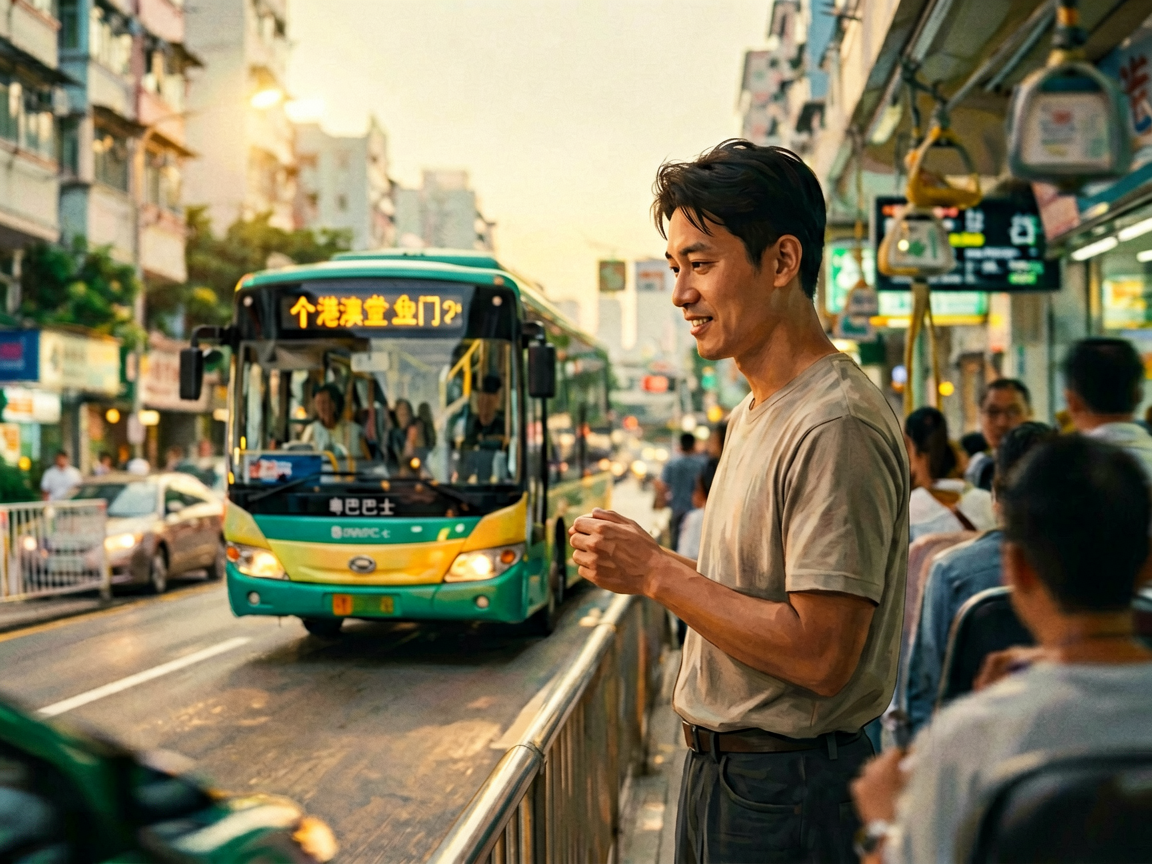 文章中段场景:如果对班次时间有疑问,或需要查询其他线路(如深圳到澳门巴士、珠海到澳门巴士等),都可以在「粤港澳巴士」小程序内查询到跨境