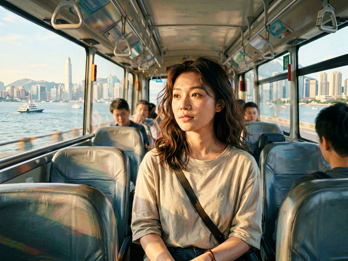 文章中段场景：闺蜜游的话，更推荐早上从深圳灣過關，到海港城正好赶上开门，逛一天，傍晚坐跨境巴士回深圳，时间刚刚好。记得提前在小程序上买