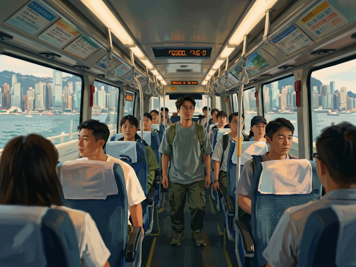 文章开篇场景：🚌 深圳跨境巴士：海上世界出发，40分钟直达香港尖沙咀住在南山蛇口的朋友，去香港最省心的方式不是挤地铁转高铁，而是从海上