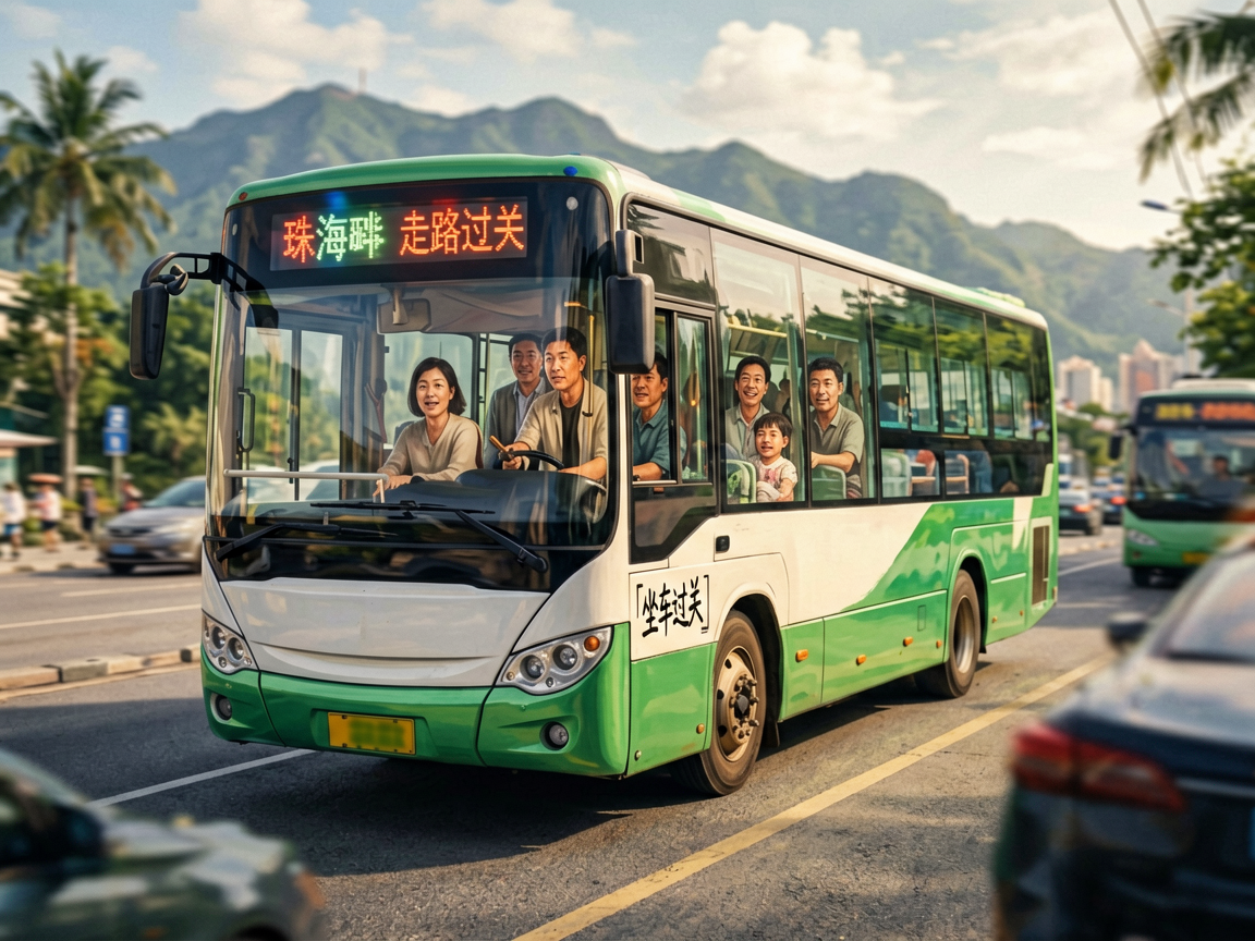 文章开篇场景:🚌 珠海拱北口岸到澳门,跨境巴士是最省心的选择很多人第一次从珠海去澳门,会在「走路过关」和「坐车过关」之间纠结。走路过关