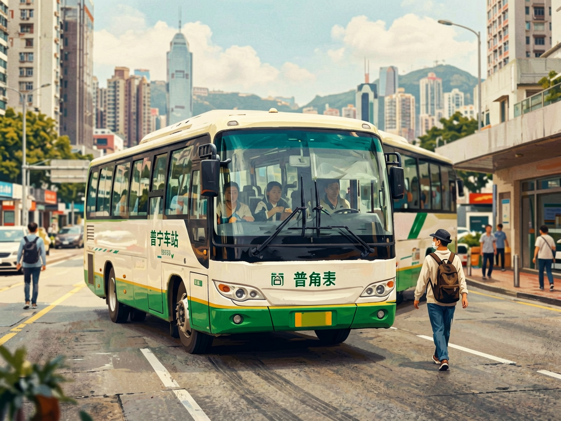 文章开篇场景：很多人不知道，从揭阳普宁去香港，根本不用先坐高铁到深圳再折腾转地铁。普宁汽车站就有直达香港旺角、尖沙咀的跨境巴士，经深圳