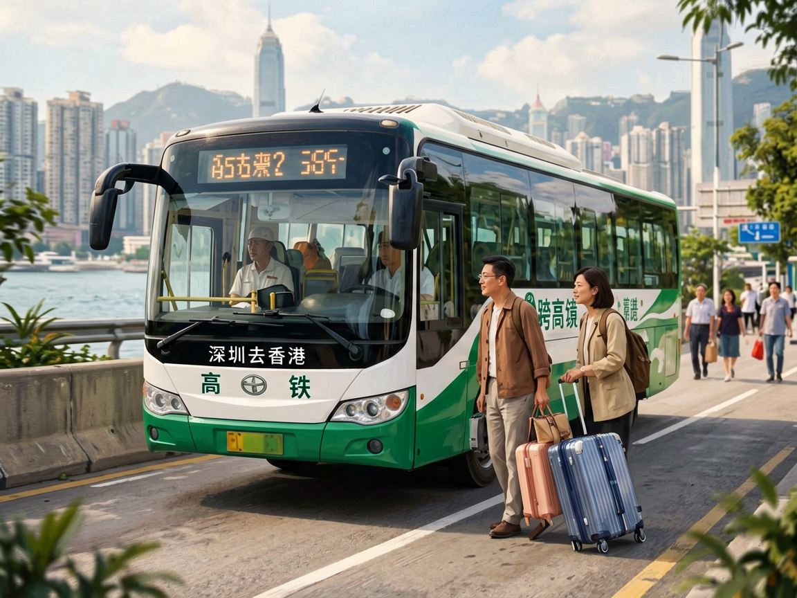 文章开篇场景：深圳跨境巴士，从深圳湾口岸出发到底靠不靠谱？很多人第一次从深圳去香港，纠结选高铁还是跨境巴士。高铁快但只到西九龙，拖着箱