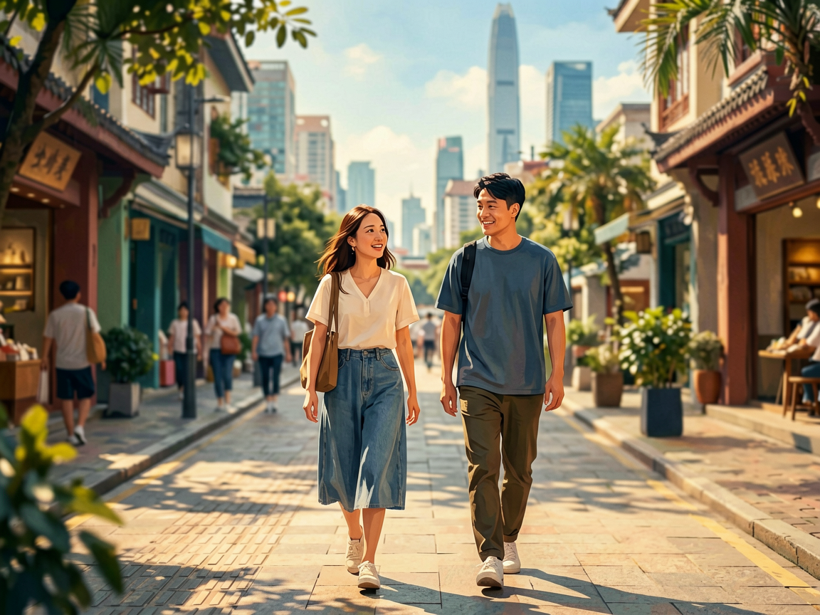 文章中段场景:路线一:尖沙咀文化购物线(适合闺蜜/情侣)08:00 深圳湾口岸出发,乘环岛中港通直达尖沙咀09:30 到达尖沙咀,步行