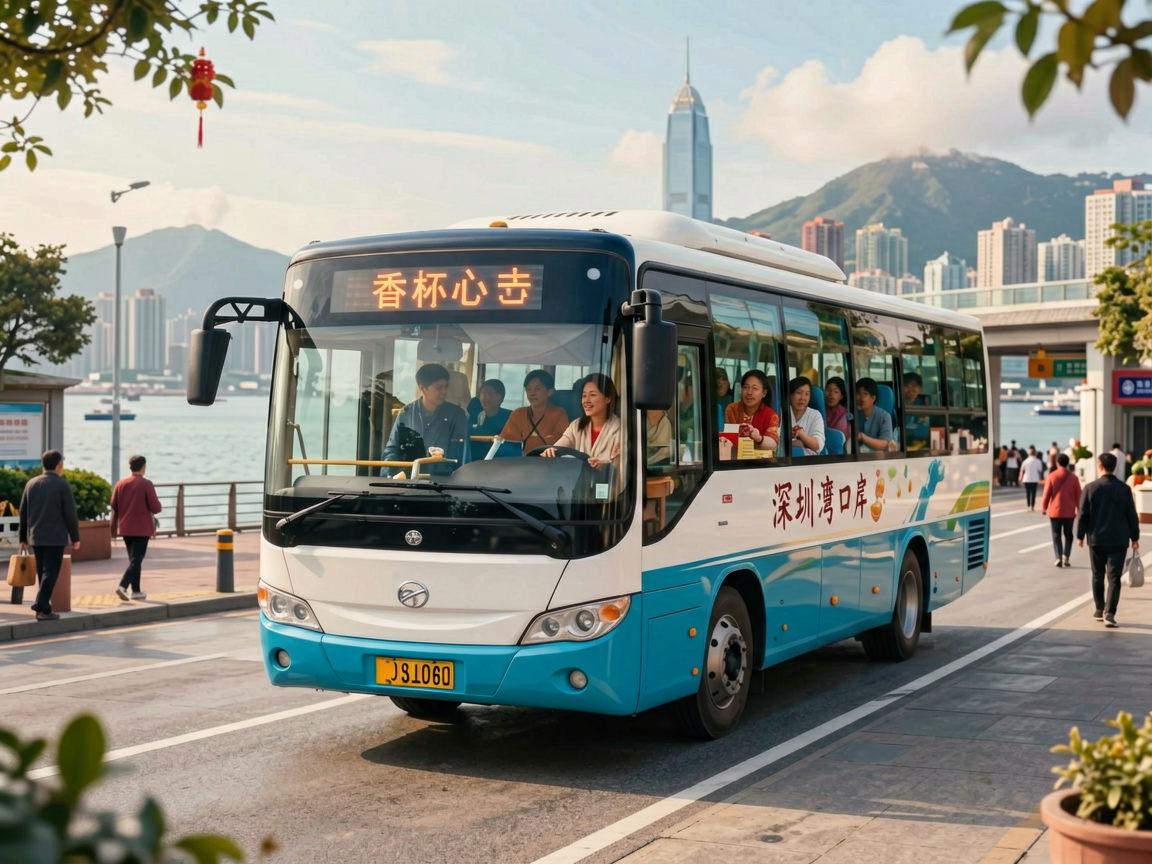 文章开篇场景:深圳湾口岸跨境巴士,春节购物去香港的最优解春节前想去香港买年货、囤护肤品、给家人挑礼物,深圳湾口岸跨境巴士就是最省心的选
