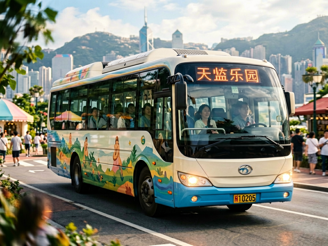 文章开篇场景：香港迪士尼跨境巴士：玩完乐园直接过关回深圳，90分钟就到很多人以为香港迪士尼只有港铁迪士尼线能到，其实这里还藏着一条跨境