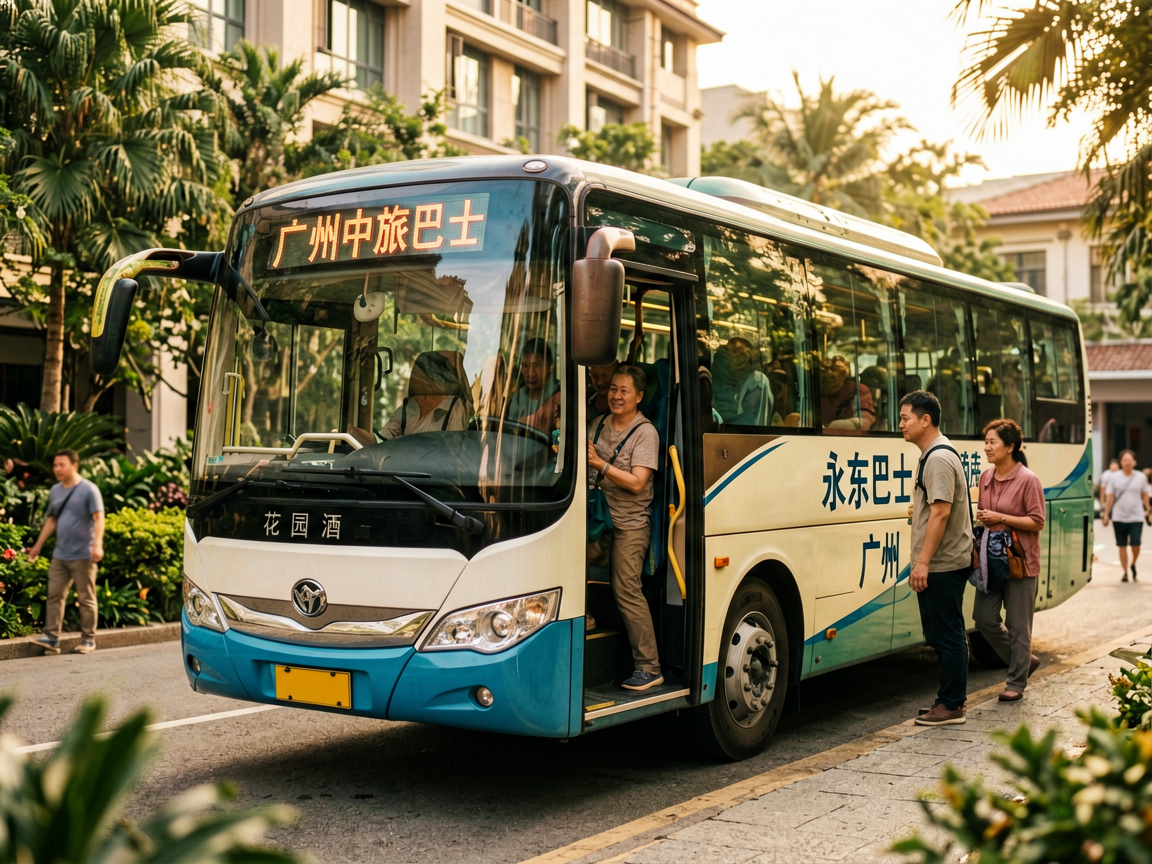 文章开篇场景:广州中旅巴士之外,花园酒店上车点才是周末跨境首选很多广州家庭第一次去香港,都会在「广州中旅巴士」和「永东巴士 广州」之间