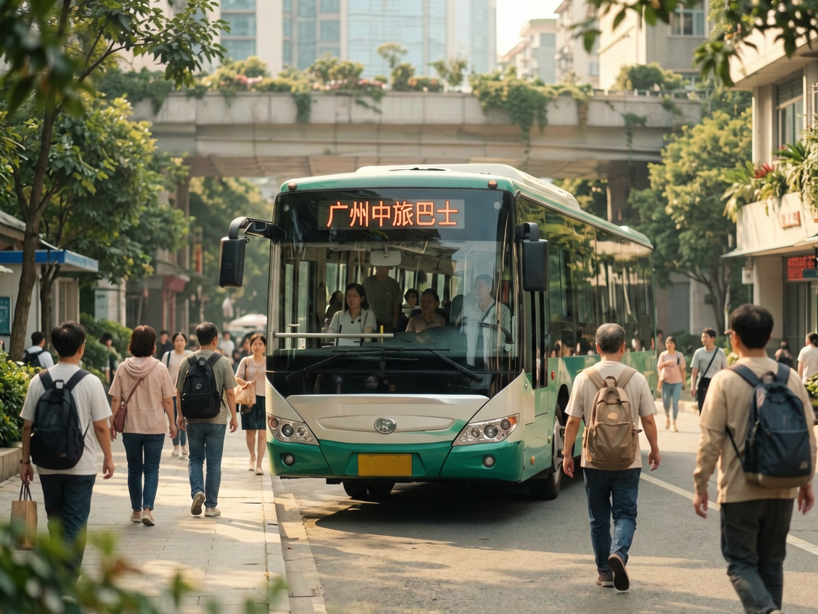 文章开篇场景：很多广州市民第一次听说「广州中旅巴士」时，会误以为只有中国旅行社才能订跨境车票。实际上，从越秀区花园酒店出发，每天有超过