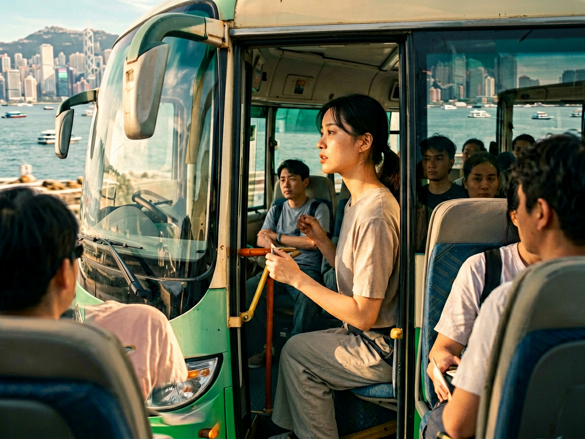 文章开篇场景:澳门跨境巴士:威尼斯人上车,70分钟到尖沙咀很多人以为从澳门去香港只能坐船,其实澳门跨境巴士经港珠澳大桥才是通勤性价比之
